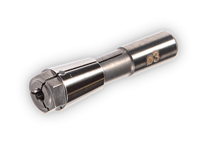 Collet chuck for 3mm shaft - spindle 42mm